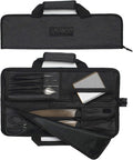 Asaya Chef Knife Roll Bag - 12 Pockets for Knives and Kitchen Utensils - Lightweight, Durable, and Stain Resistant Nylon - Perfect for the Traveling Chef - Knives not Included