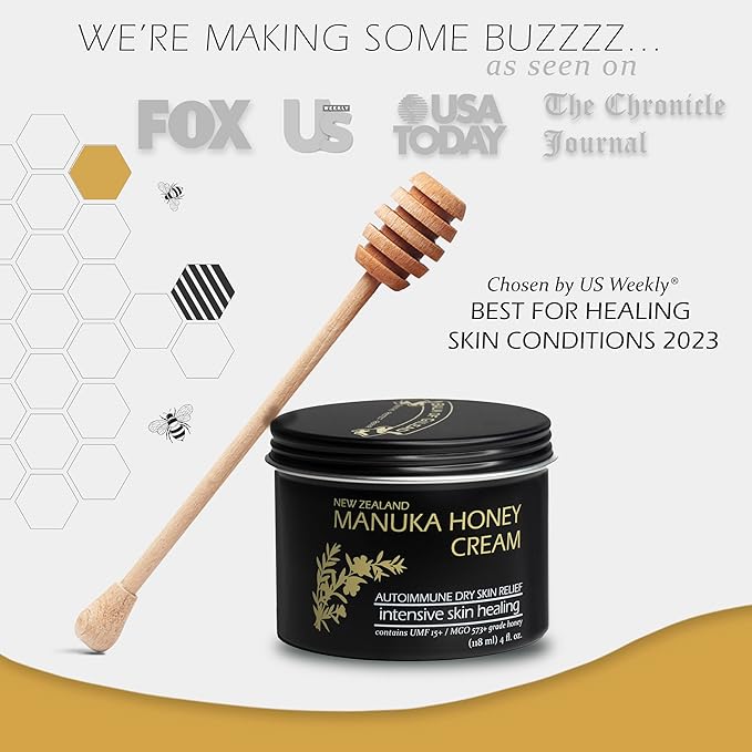 BALM OF GILEAD Manuka Eczema Honey Cream - Moisturizer for Sensitive Skin, Eczema, Psoriasis & Dermatitis - Manuka Honey Ointment, Grassfed Tallow-BrightBean Baby