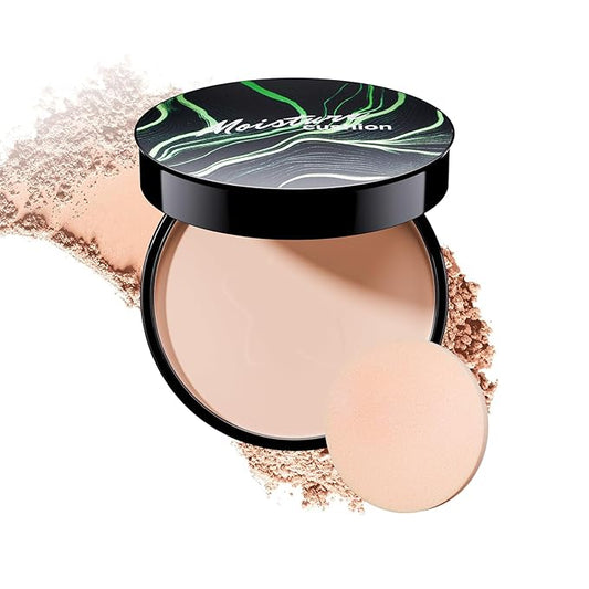 Face Setting Powder Makeup - Waterproof Long-Lasting Pressed Powder, Oil Control Finishing Powder Makeup, Smooth & Flawless, Poreless Matte Weightless for All Skin Types, Cruelty-free (Natural)-BrightBean Baby
