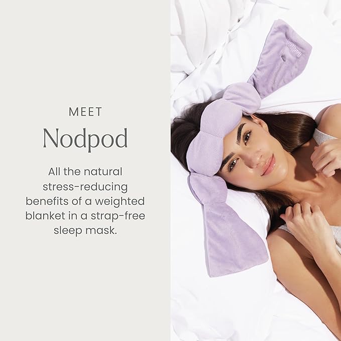 Nodpod Gentle Pressure Sleep Mask | Patented Light Blocking Design for Sleeping, Traveling & Relaxation - Wisteria-BrightBean Baby