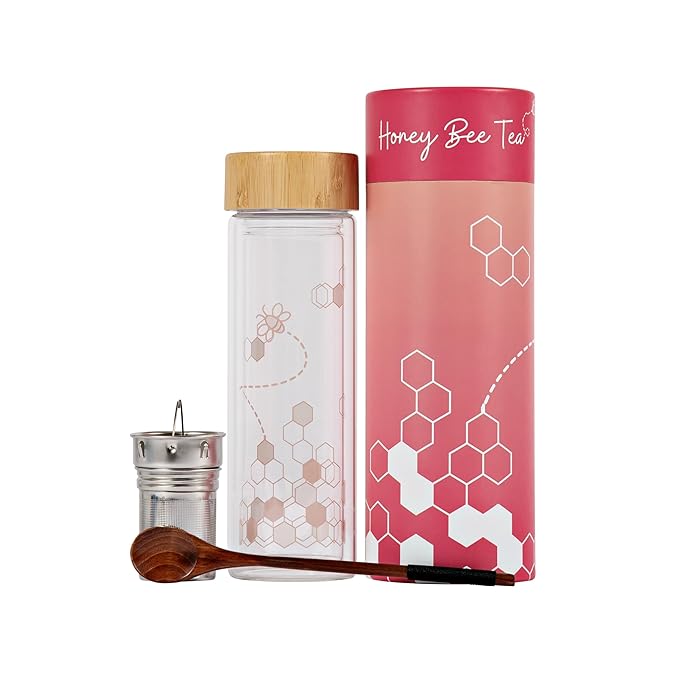 Honey Bee Tea™ Gift Set | Gifts for Women | 7 Piece Set | Hand Picked Beautifully Packaged | Luxury Spa Gift Featuring Naples Soap Company-BrightBean Baby