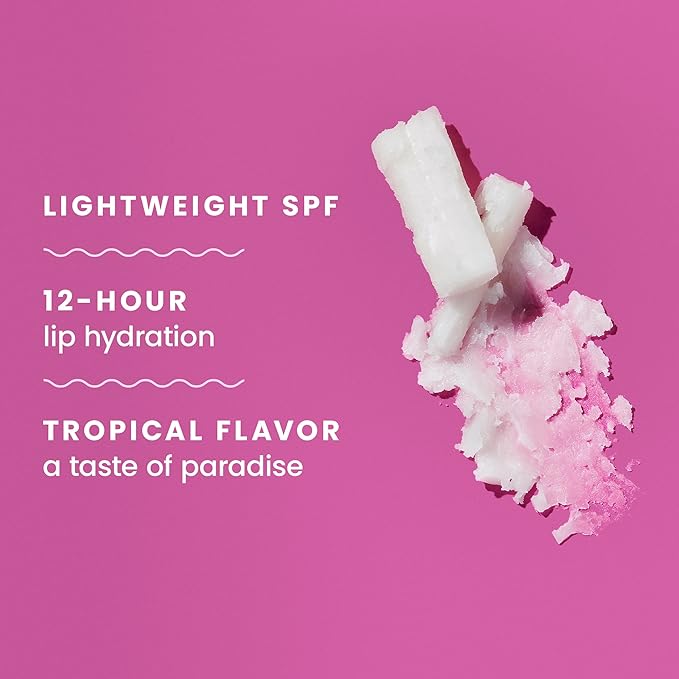 Hawaiian Tropic Tropical Lip Balm SPF 30, 0.14oz | Lip Sunscreen, Lip SPF 30, Lip Sunblock, Oxybenzone Free Sunscreen, Travel Size Sunscreen, Mini Sunscreen, 0.14oz (Pack of 10)-BrightBean Baby