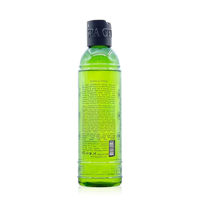 SPA CEYLON Neroli Jasmine Gentle Hair Cleanser| Sulfate-Free| Deep Nourishing | Scalp Balance | Ideal for Damaged and Coloured Hair-BrightBean Baby