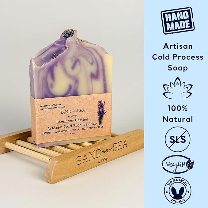 Birthday Gift Baskets for Women, Handmade Lavender Gift Box, Natural Relaxing Spa Self Care Package for Woman 13 Pc, Spa Gifts for Women, Gift Basket for Her, Birthday Box (Lavender Garden)-BrightBean Baby