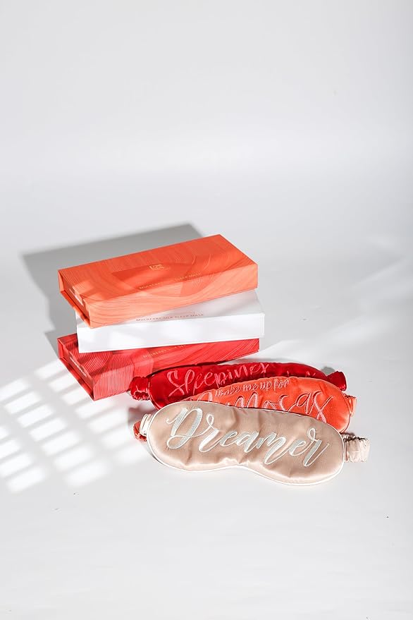 ESNA HOME 22-Momme Mulberry Silk (Sleep Mask Silk, Dreamer)-BrightBean Baby