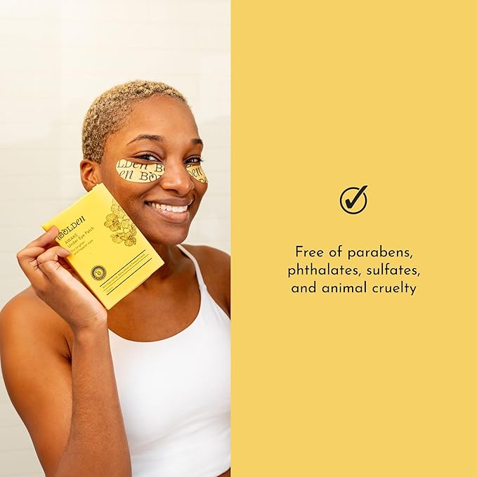 Bolden Awake Under Eye Patch | Eye Mask For Dark Circles, Puffiness & Discoloration | Brightening Eye Pads With Niacinamide, Alpha Arbutin, Tranexamic Acid & Vitamin C | 10 Pairs-BrightBean Baby