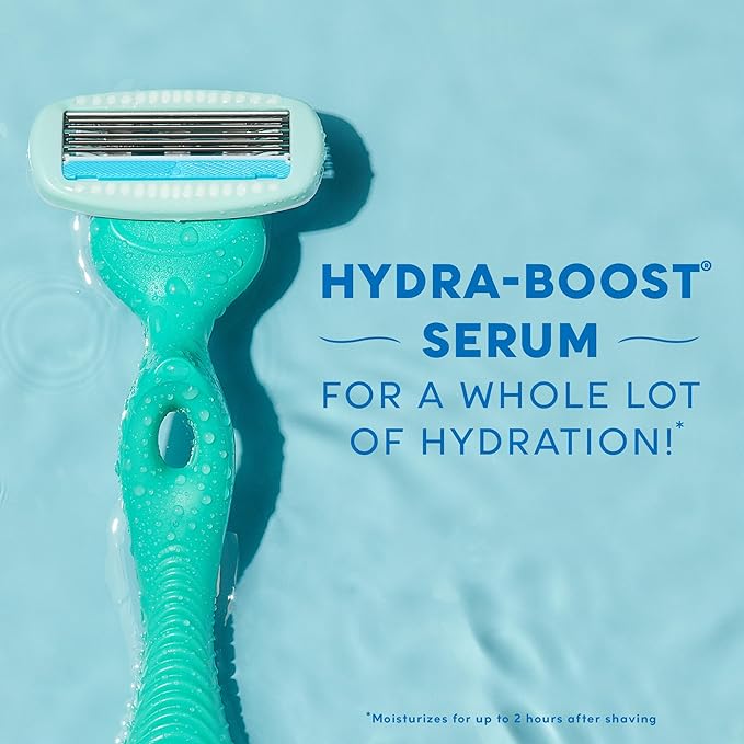 Schick Hydro Silk Ultra Sensitive Razor for Women | Womens Razor for Sensitive Skin, 5 Blade Razors for Women, Womens Razors for Shaving, Includes 1 Handle & 5 Refills-BrightBean Baby