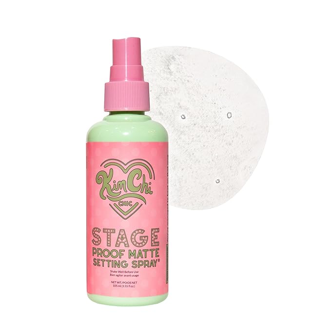 Kimchi Chic Beauty Stage Proof Matte Setting Spray, Makeup Finishing Mist and Fixative for All Skin Types, 3.55 fl oz-BrightBean Baby