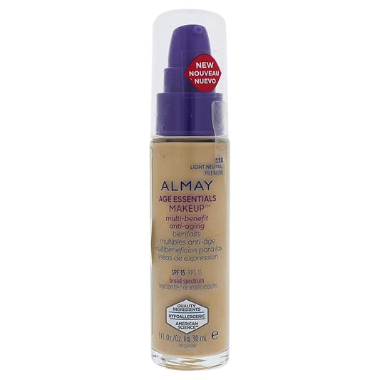 Almay Age Essentials Makeup, Light Neutral-BrightBean Baby
