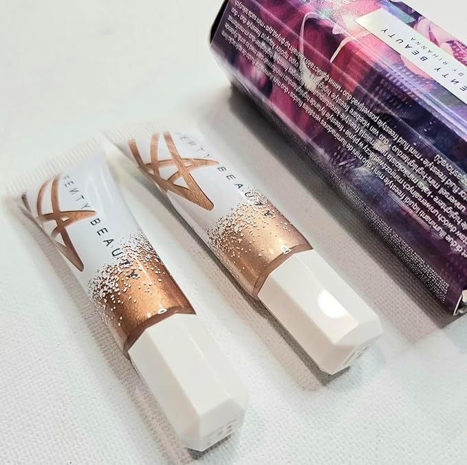 Fenty Beauty by Rihanna Mini Baby Watts Fluid Freestyle Highlighter Duo-BrightBean Baby