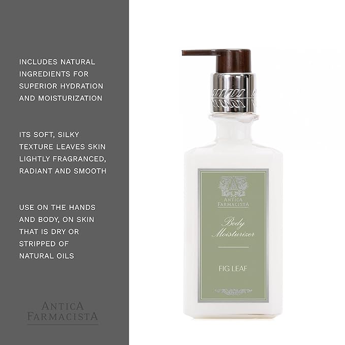Antica Farmacista Body Moisturizer - Moisturizing Scented Lotion - Premium Body Moisturizer - Luxury Gift for Women & Men - Hand & Skin Hydration - Fig Leaf, 10 Fl Oz-BrightBean Baby