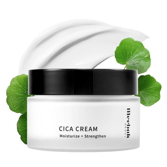 Meebak Cica Cream | Daily Repair Moisturizer with Niacinamide, Ceramide, & Retinol | Deep Hydration & Soothing | Locks in Moisture | Suitable for Sensitive Skin-BrightBean Baby