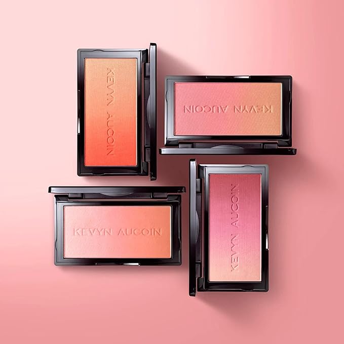 Kevyn Aucoin The Neo-Blush, Grapevine: Blush makeup compact. Trio palette of gradient colors. Blends pearl, satin & matte finishes for highlighting cheeks. Personalized looks - natural to pop of color-BrightBean Baby