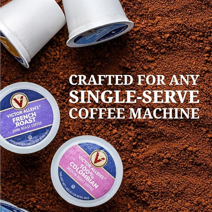 Victor Allen's Coffee Hazelnut Flavored, Medium Roast, 42 Count, Single Serve Coffee Pods for Keurig K-Cup Brewers