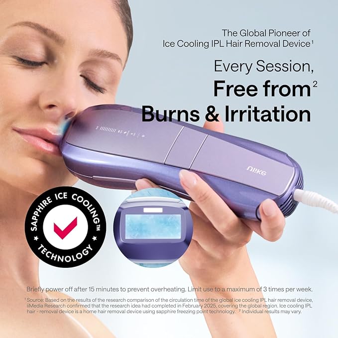 Ulike Laser Hair Removal Device Air 10 Ipl Gift for Women and Men, Ice Cool and Permanent Hair Reduction for Nearly Painless, Dual Lights, Skin Sensor & USHR Mode Hair Removal in 10mins from Home-BrightBean Baby