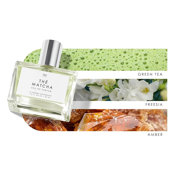 Le Monde Gourmand Thé Matcha Eau de Parfum - 1 fl oz (30 ml) - Green Tea, Floral, Amber Perfume Notes-BrightBean Baby
