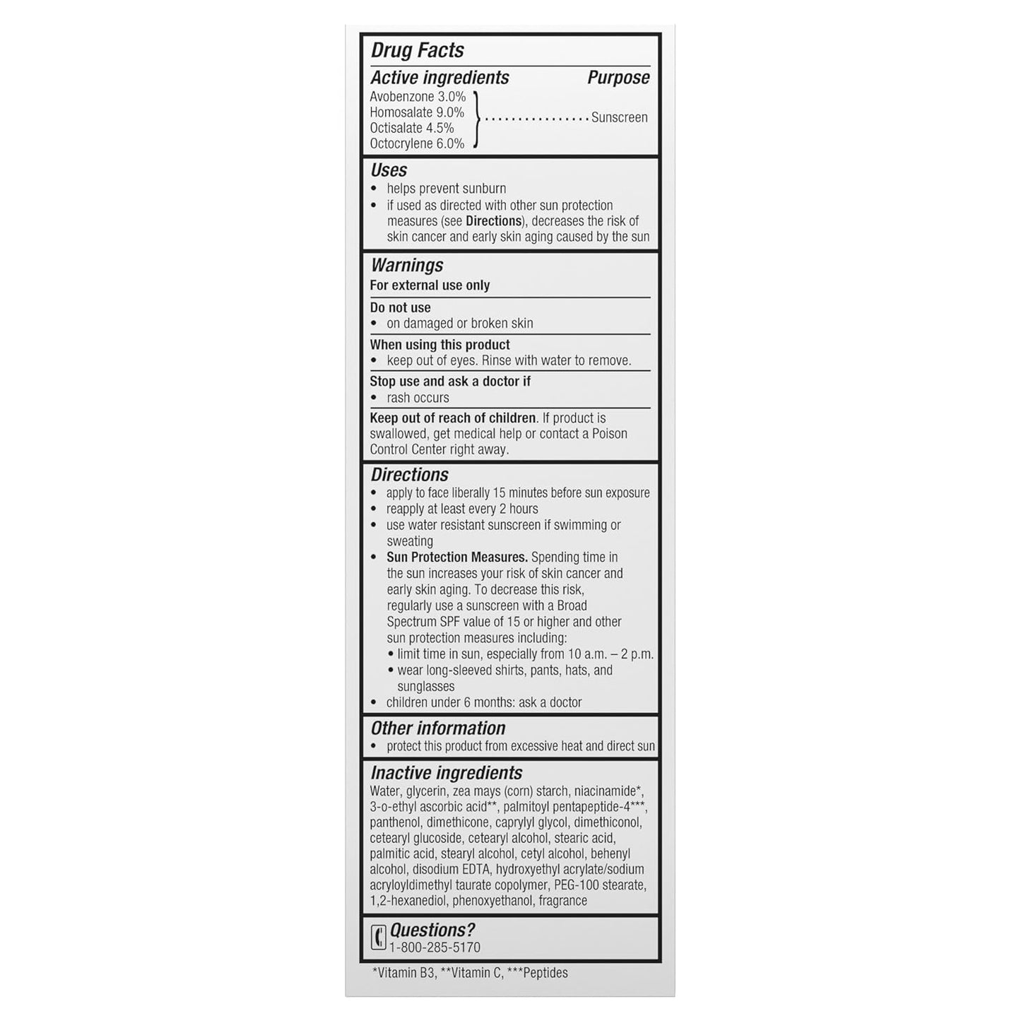 Olay Vitamin C Hydrating moisturizer with sunscreen, SPF 30, 1.7 Oz-BrightBean Baby