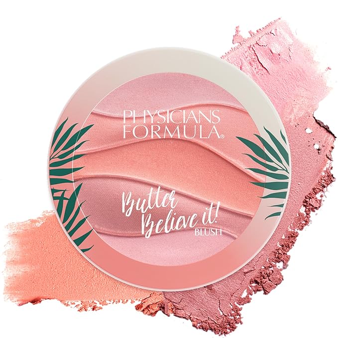Physicians Formula Butter Believe It Blush Makeup Powder, Pink Sands | Murumuru Butter | For Sensitive Skin | Dermatologist Tested, Clinicially Tested-BrightBean Baby