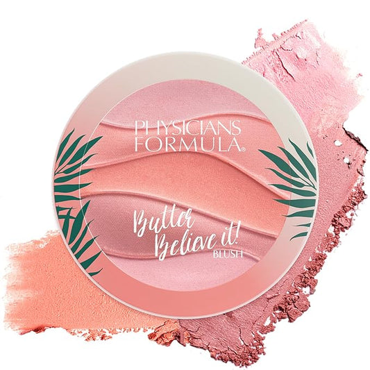 Physicians Formula Butter Believe It Blush Makeup Powder, Pink Sands | Murumuru Butter | For Sensitive Skin | Dermatologist Tested, Clinicially Tested-BrightBean Baby