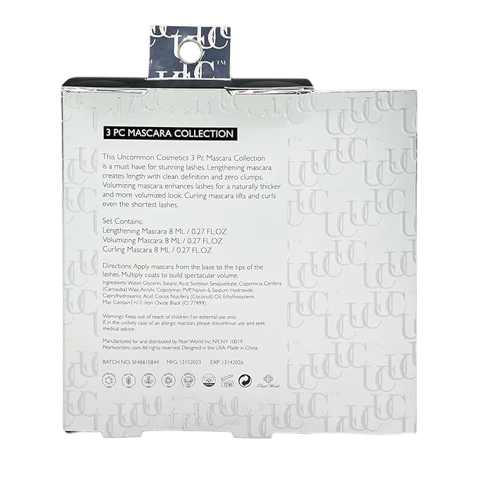 Best Of Lashes Mascara Collection Set - Smudge Proof Mascara with Volume and Length - Clump-Free, Stunning Lashes - 3 pc Gift Set-BrightBean Baby