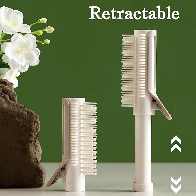 Retractable Hair Root Volume Clips, 2-in-1 Hair Styling Tool, Volumizing Roller Comb for Travel-BrightBean Baby