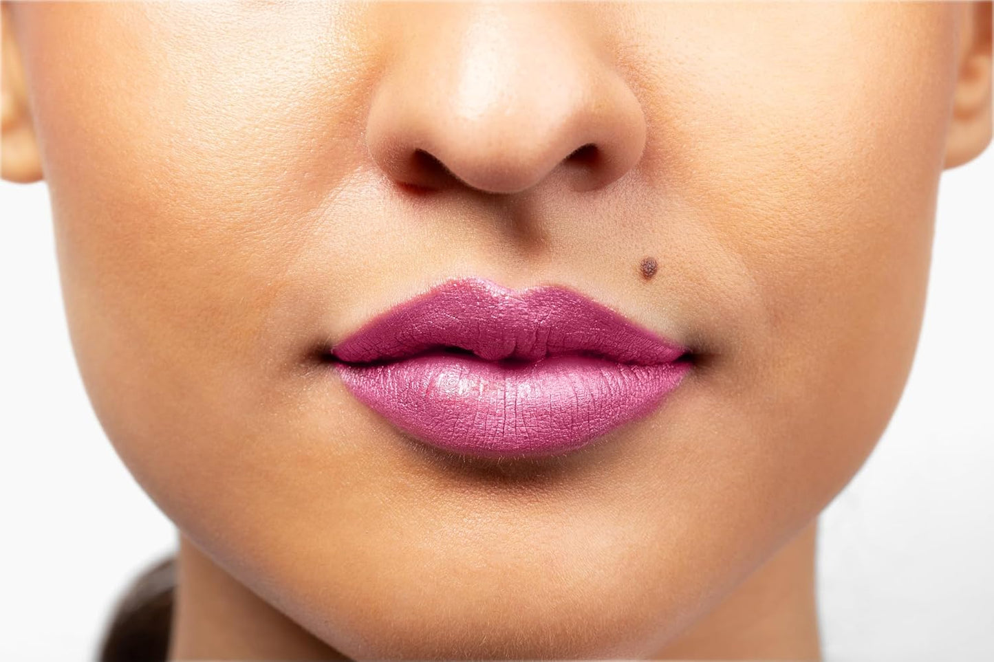 Aromi Metallic Liquid Lipstick | Long-lasting, Smear, Smudge, + Transfer Proof, Waterproof, Light, Baby Pink Lip Color with Shimmery Finish, Paraben + Phthalate Free (Pink Sugar)-BrightBean Baby