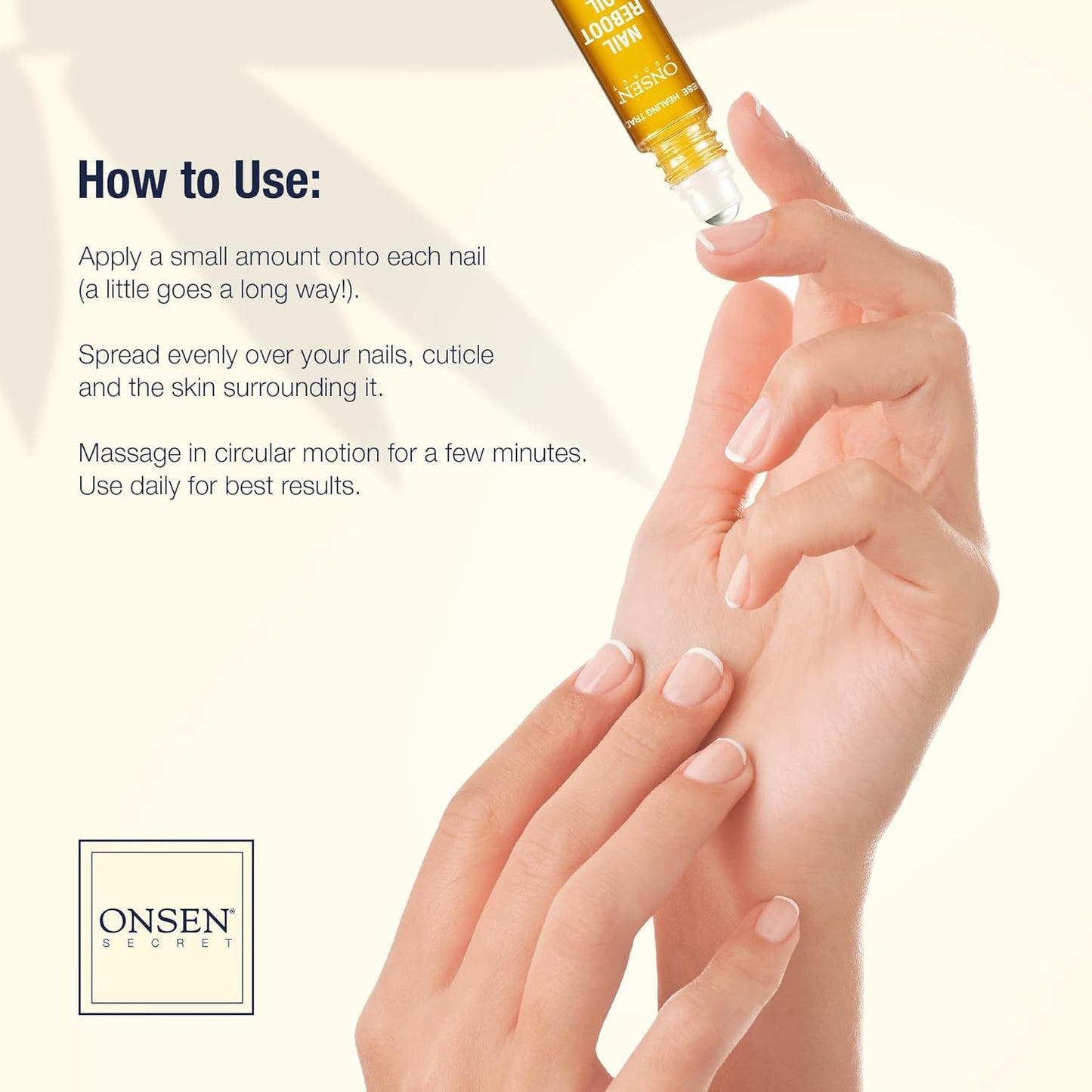 Onsen Secret Nail Care Kit - Japanese Nail Buffer and Shine Kit - Spa-Quality Manicure - Organic Ingredients - Long-Lasting Shine - Easy & Safe - w/Cuticle Care Oil - 1pk-BrightBean Baby