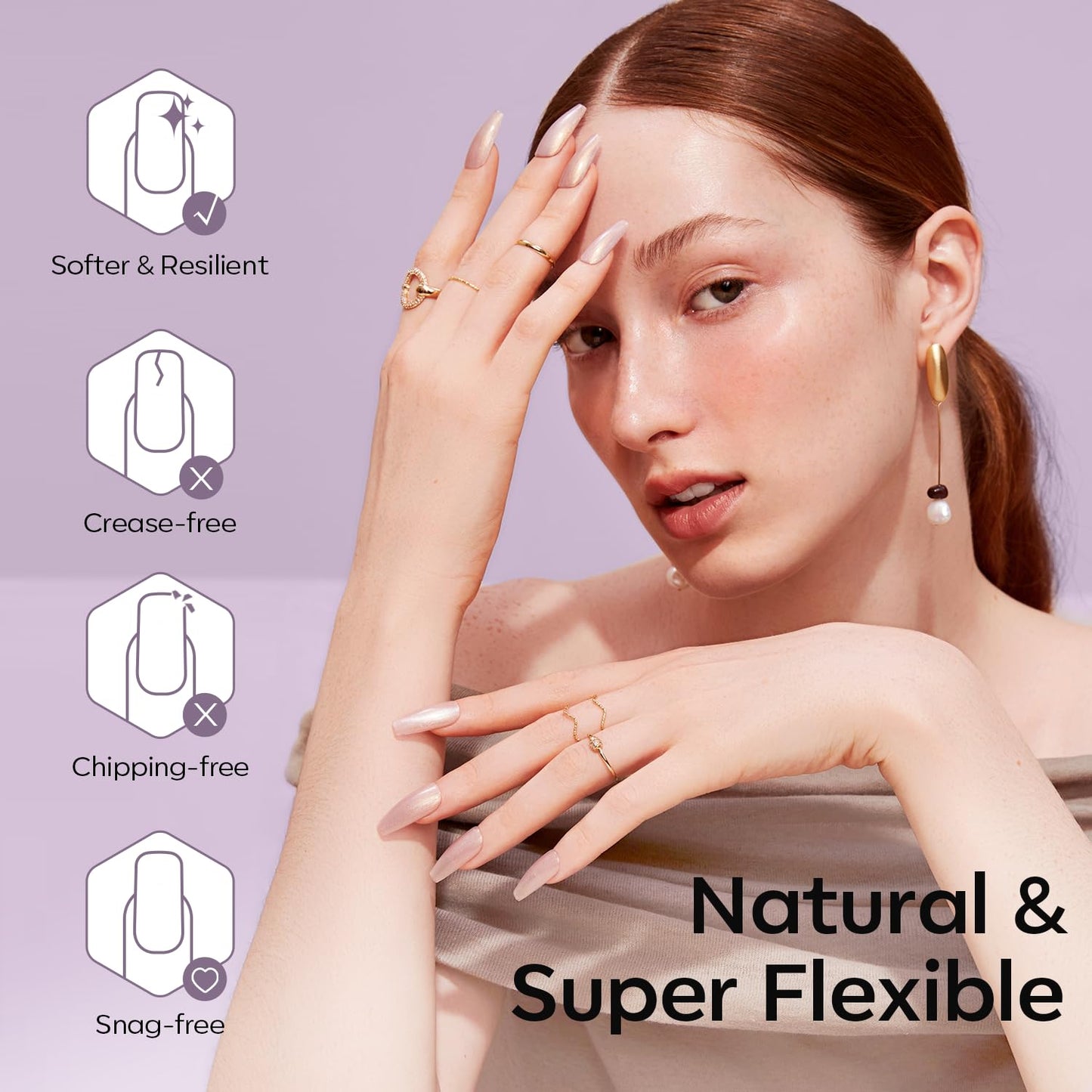 modelones Extra Short Square Fake Nail Tips - 510Pcs Full Matte Gel Tips Pre-shaped Full Cover Clear Acrylic Gel Kit False Press on Nails for Extension DIY Salon 15Sizes-BrightBean Baby