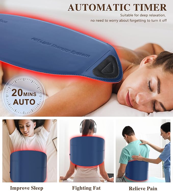 Red Light Therapy for Face and Neck, 720 LED Infrared Light Therapy Mask for Wrinkles and Acne, Large 30.8" x 11.8" Panel for Body, Red Light Mask Gift for Women, Mom, PDT Facial Skincare at Home-BrightBean Baby