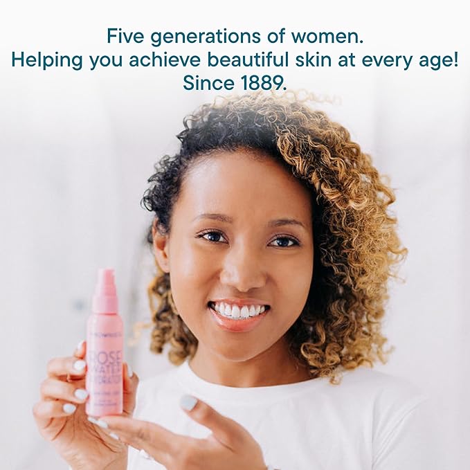 Frownies Rose Water Hydrator Spray - Hydrating Face Mist - Oil Control Toner for Face - Suitable for All Ages and Skin Types, 2oz-BrightBean Baby