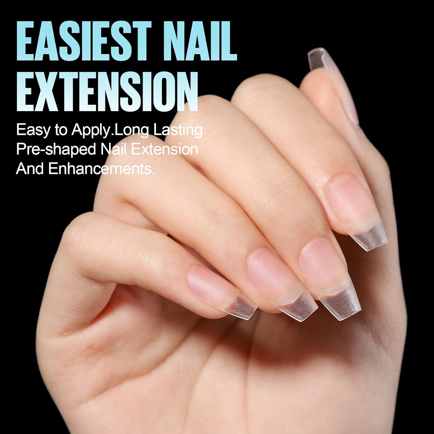 TOMICCA Short Coffin Gel Nail Tips, Full Cover Short Nail Tips, 360Pcs Soft Coffin Nails Matte Fake False Acrylic Press on Nail Home DIY Nail Salon 15 Sizes-BrightBean Baby