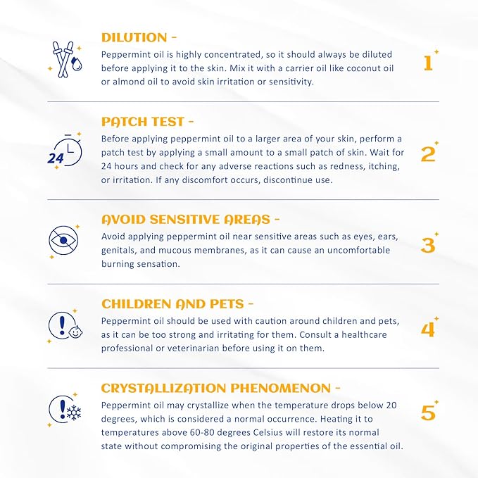 HIQILI 1 Fl Oz Peppermint Oil, for Homemade Spray, Diffuser, 100% Pure Natural 30ML-BrightBean Baby