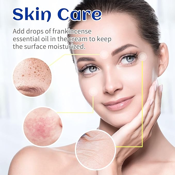 HIQILI 30ML Frankincense Essential Oil, Relaxing, Skin Care, Camp Atmosphere Creation, Can be Added to Body Lotions, Creams, Aromatherapy Use - 1 Fl Oz-BrightBean Baby