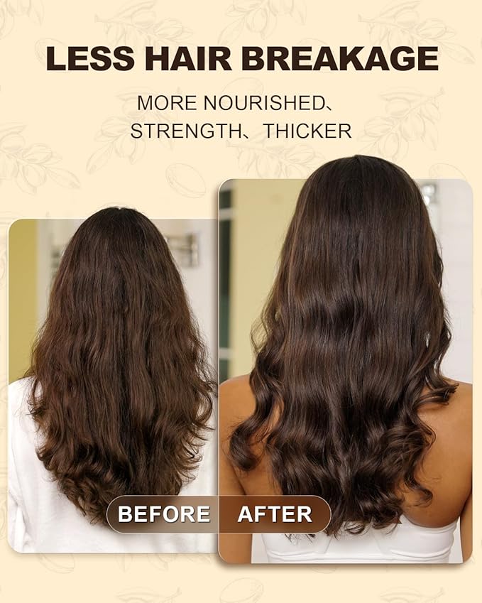 Yoken Organic Argan Oil for Hair 4 Fl Oz, USDA Pure and Natural Morocco Argan Oil, Argon Oil For Hair, Scalp, Face & Skin Care, 100% Cold Pressed Hair Conditioner, Unrefined Argon Nails Carrier Oil-BrightBean Baby