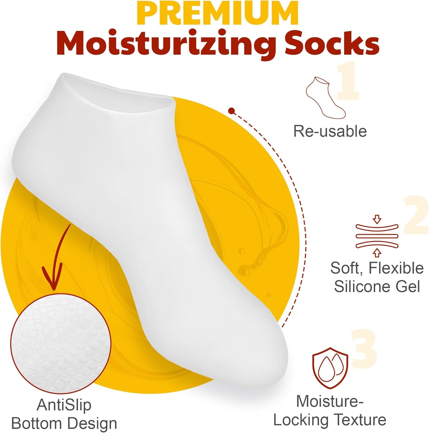 The Foot Guru Moisturizing Socks-BrightBean Baby