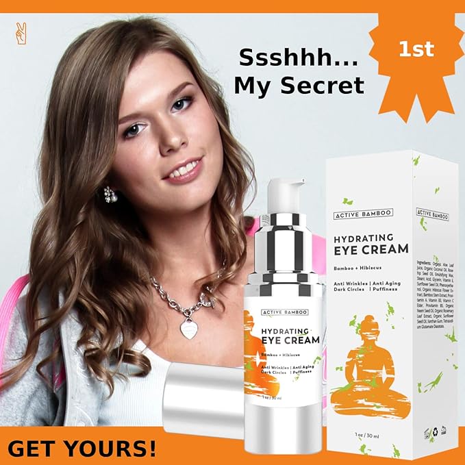 Anti Aging Eye Cream Dark Circles Wrinkles Eye Bags Fine Lines Puffiness. Best Anti Aging Eye Cream Moisturizer for Wrinkles, Crows feet, Puffy Eyes-BrightBean Baby