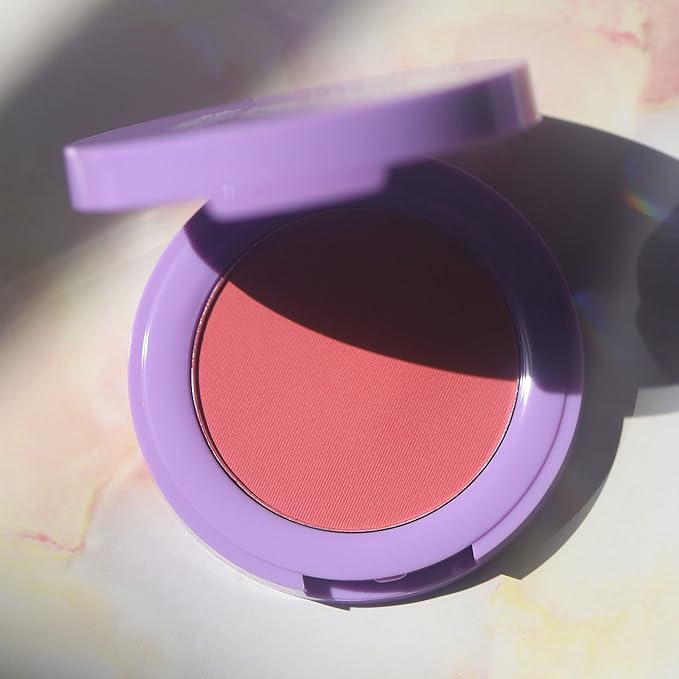 Half Caked In Bloom Powder Blush | vegan & cruelty-free, fragrance-free, highly pigmented, primer-infused | 3.8g (Freshly Squeezed)-BrightBean Baby