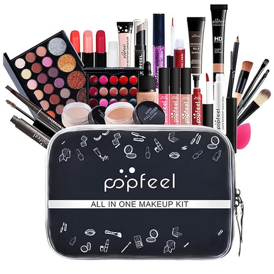 Makeup Kit for Women Full Kit, 26PCS Multi-Purpose Makeup Kit All-in-One Makeup Gift Set Makeup Essential Starter Kit, Compact and Lightweight Design for Girls, Women-BrightBean Baby