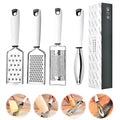 (4-pcs set) Stainless steel grater;fish scale grater;ginger grater;spice grater;fruit grater;vegetable grater;carrot,garlic,onion,nutmeg potato,cucumber,herb,cheese,salad grater