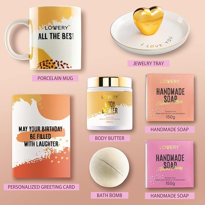 Gift for Women, Personalized Gifts for Her, Funny Thank You Gift, Inspirational Gifts for Female Wife Mom Sister Coworker Mother Best Friend Girlfriend, Unique Happy Birthday, Spa Gift Set-BrightBean Baby