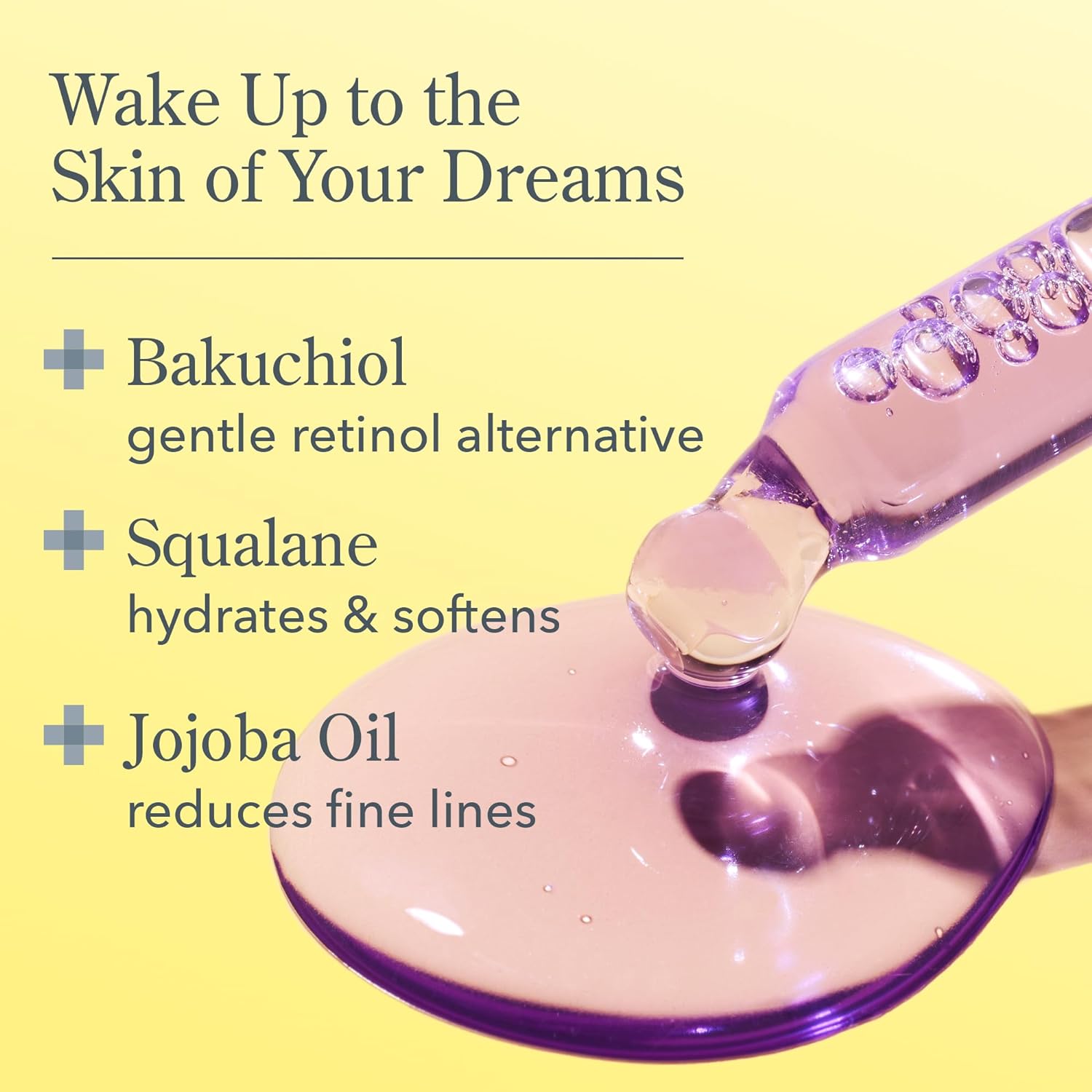 Beekman 1802 Dream Booster Bakuchiol Face Serum - Retinol Alternative for Sensitive Skin - Fine Lines & Pore Minimizer - Vegan - Fragrance Free -0.5 fl oz-BrightBean Baby