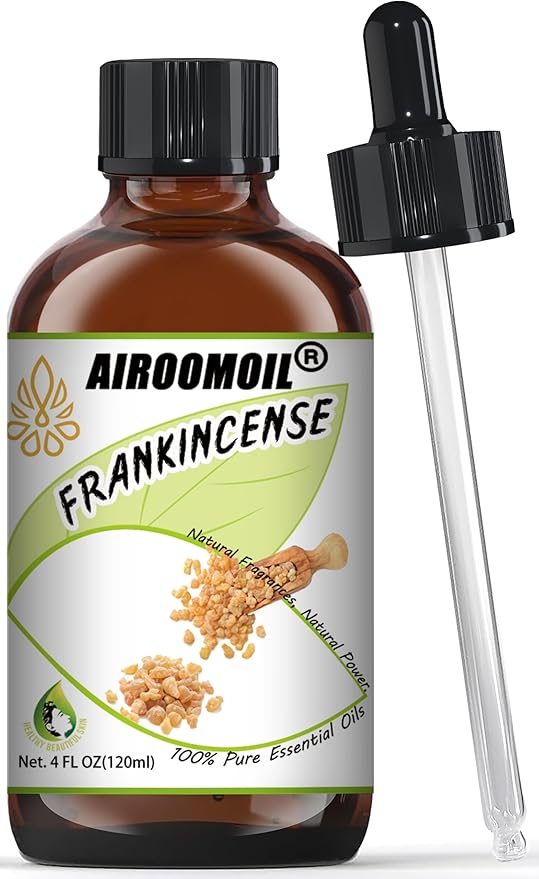 Pure Frankincense Essential Oil, 100% Pure Natural Frankincense Essential Oil, Premium Grade Essential Oils for Diffusers for Home, Skin, Care Massage, Soap, Aromatherapy, 4 Fl Oz | 120ml-BrightBean Baby