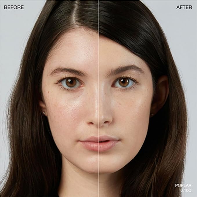 Ogee Sculpted Complexion Foundation Stick (Poplar 0.10C Fair, White-Pink Undertones) Full Coverage Foundation Makeup - Instantly Balance & Even Complexion - 70% Organic Ingredients-BrightBean Baby