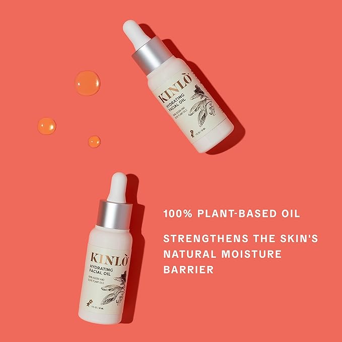 Kinlo Self Care Kit - Facial Oil, Facial Mist, Eye cream, Sweet Orange Coconut Scent Candle | Home SPA Gift Set Mother's Mother's day gift day gift | Black Owned Skincare | Made in USA-BrightBean Baby