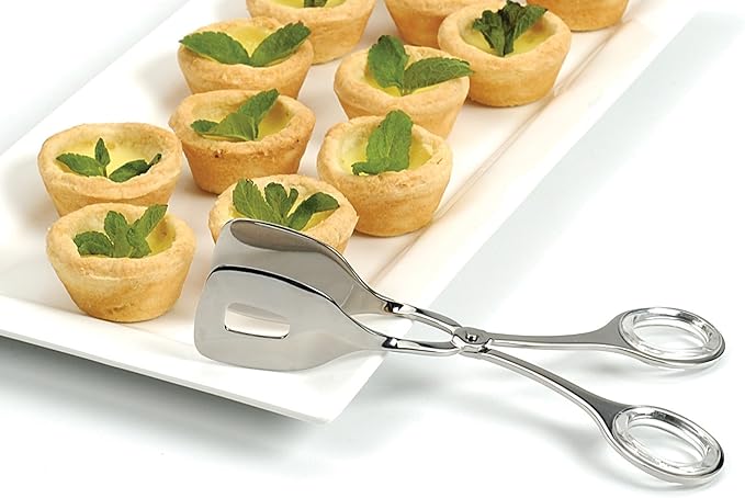 RSVP Endurance Small Stainless Steel Serving Tongs