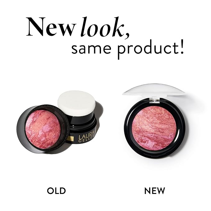LAURA GELLER NEW YORK Baked Blush-n-Brighten Baked to Go - Tropic Hues - Travel Size Blush-BrightBean Baby