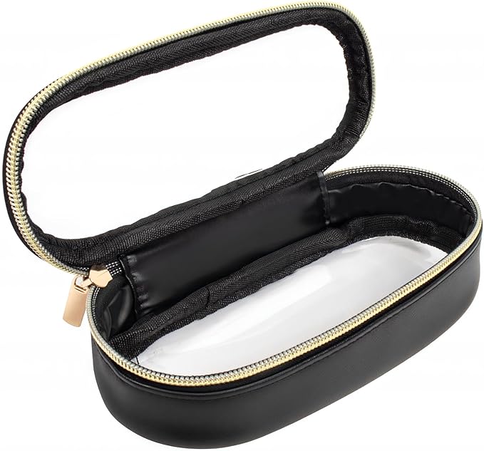 Clear Makeup Bag Small, TSA Approved Portable Toiletry Bag with Zipper Cosmetic Travel Bag Makeup Organizer Case Mini Makeup Pouch for Purse Car Organizer Bag for Women Men-BrightBean Baby