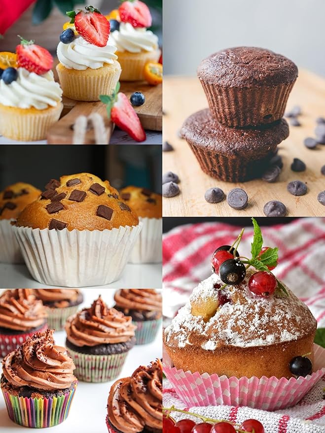 Muffin Cupcake Pan - Nonstick 12-Cup Tin for Baking Cheesecake, Toast Oven Supplies, Non-Stick Tray