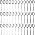 Pleafind 36-Pcs Dinner Spoons Set (7.4 inch), Spoons Silverware, Stainless Steel Spoon, Mirror Polished Tablespoon, Silverware Spoon for Home, Kitchen, Restaurant, Dishwasher Safe