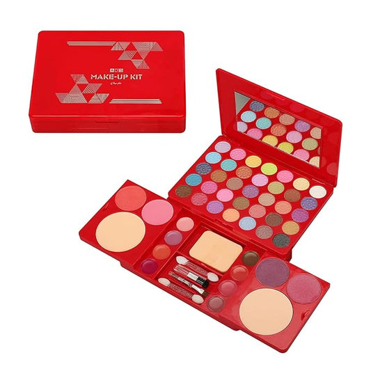 All-in-One Makeup Gift Set Travel Makeup Kit Complete Starter Makeup Bundle Lipgloss Lipstick Concealer Blushes Powder Eyeshadow Palette Cosmetic Palette for Teen Girls & Adults #10-BrightBean Baby